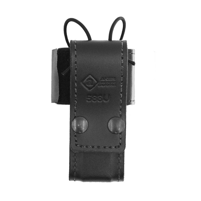 Aker Leather 588U Radio Holder, Universal, Black, Plain - Image 3